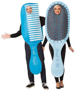 Comb Brush Couples Costume