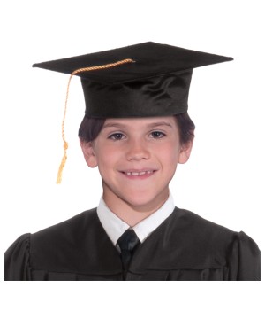 Kids Black Graduation Hat