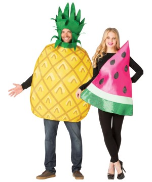 Pineapple and Watermelon Couples Costume