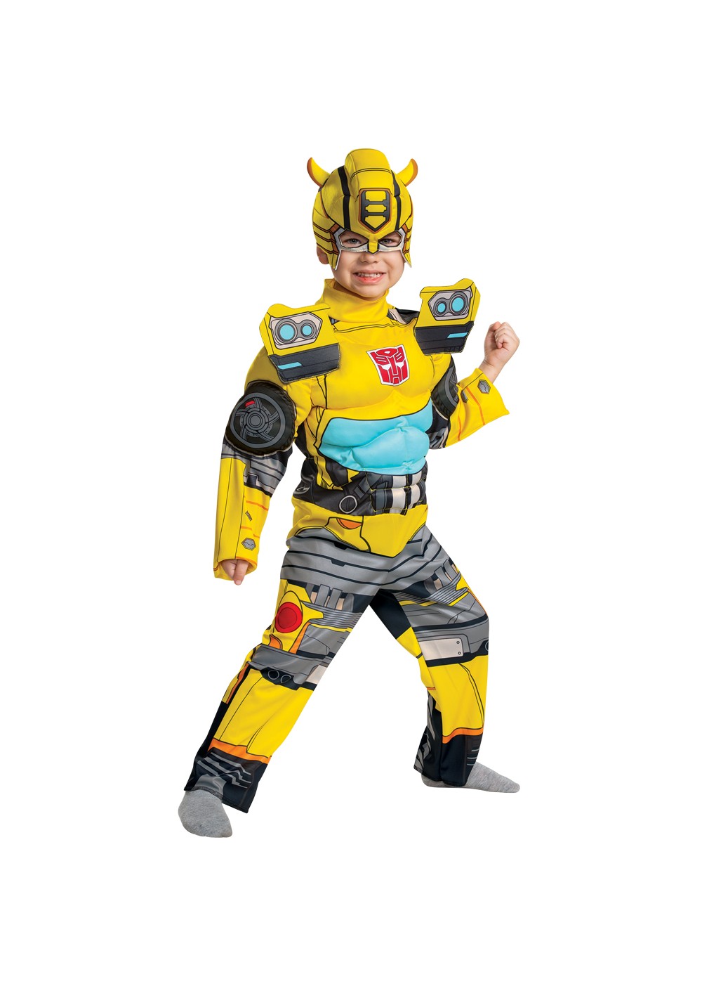 Boys Bumblebee Muscle Toddler Costume