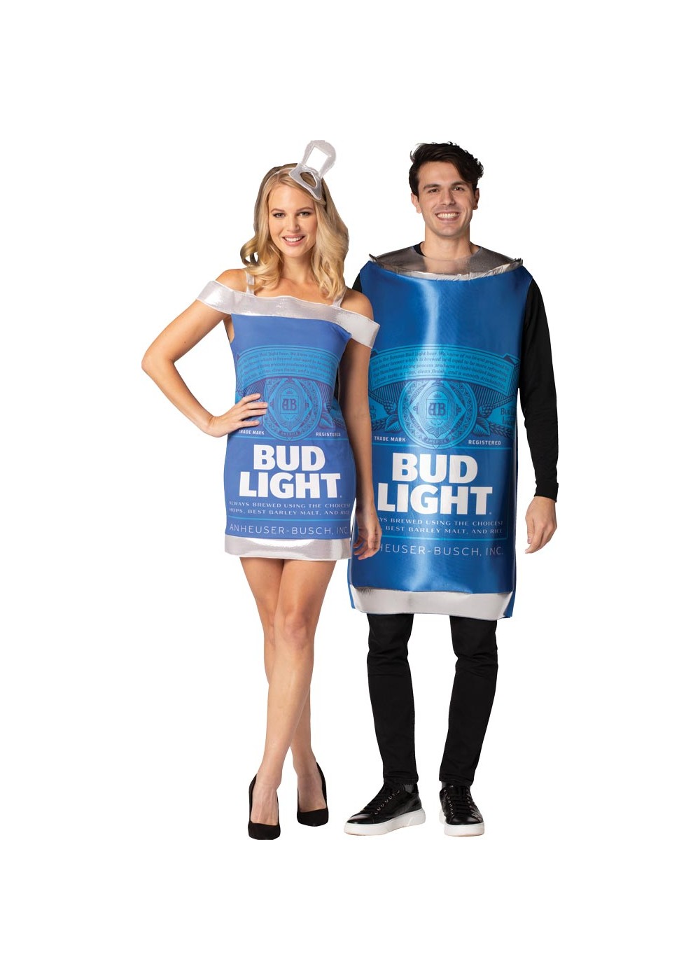 Bud Light Tunic And Dress Couple Costume