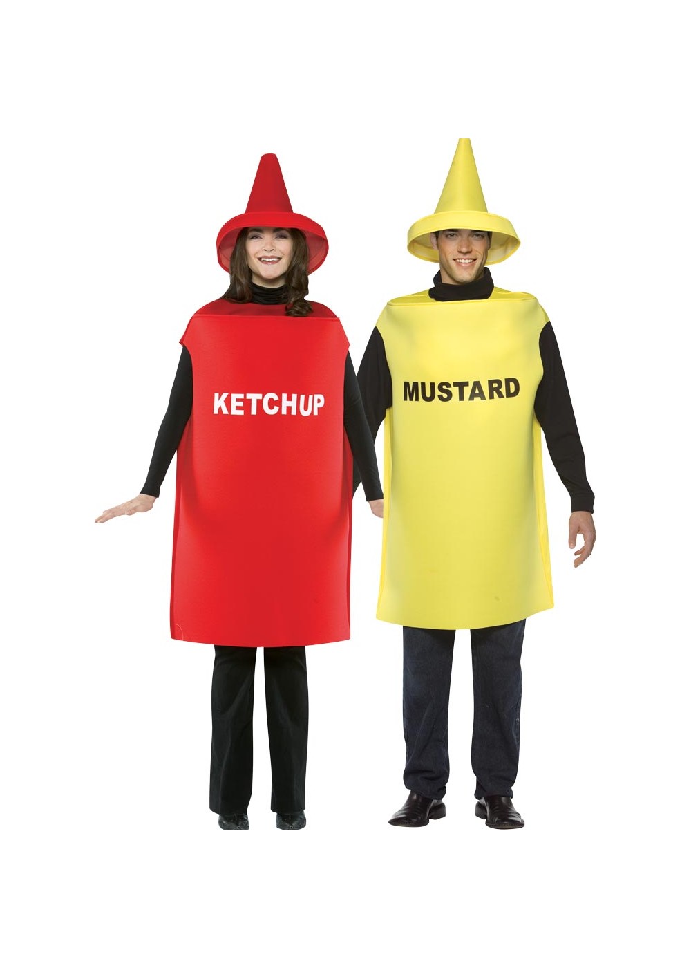 Ketchup And Mustard Couple's Costume
