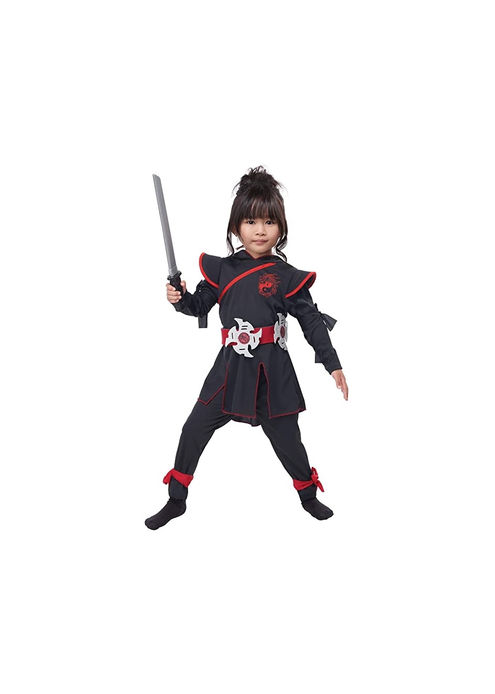 Kids Lil Ninja Toddler Girl Costume
