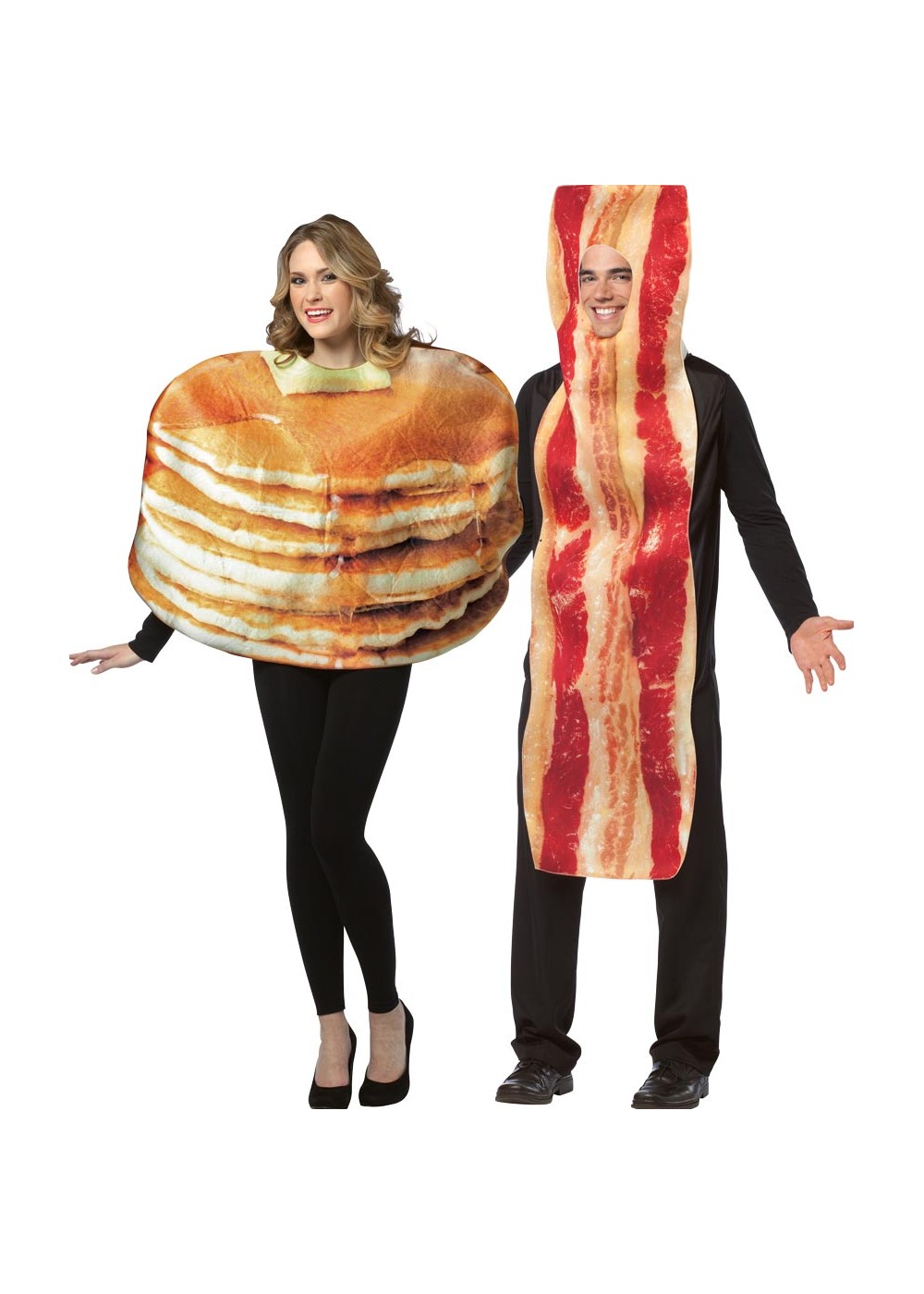 Pancake Bacon Slice Couple Costumes