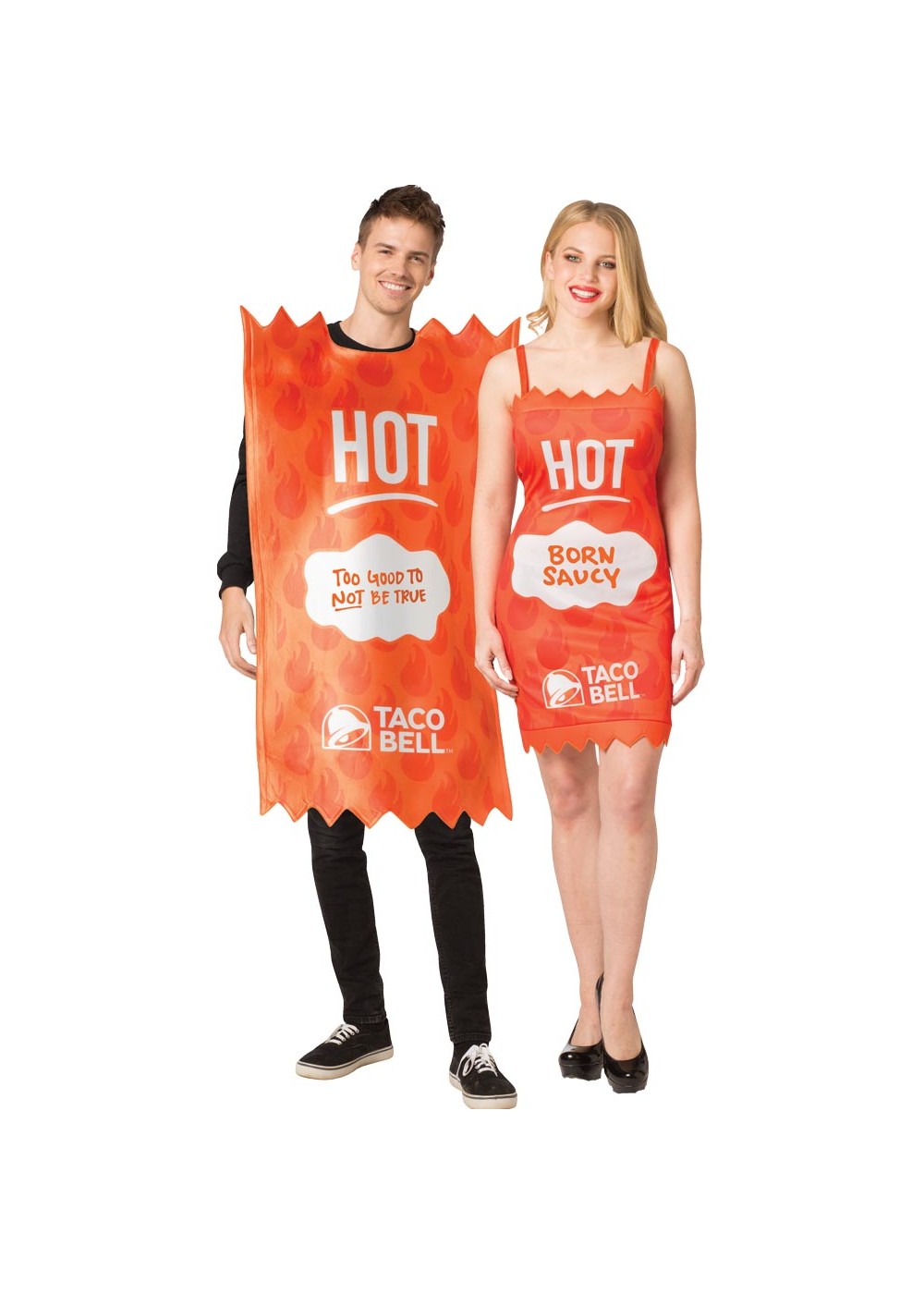 Taco Bell Sauce Dress Couples Costume
