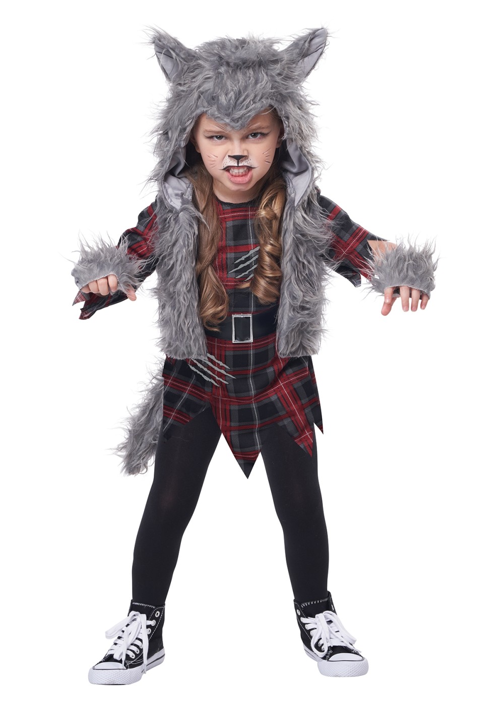 Kids Wee Wolf Toddler Girl Costume