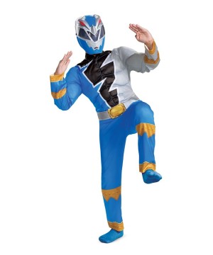 Blue Ranger Dino Fury Muscle Kids Costume
