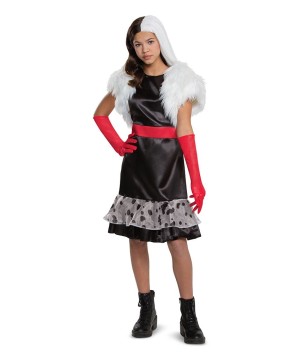 Cruella Tween Girl Costume