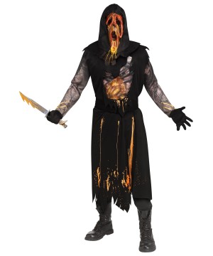 Adult Scorched Ghost Face Costume Dead Daylight