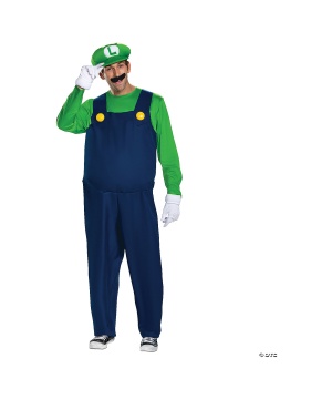Adult Mario Bros Luigi Costume