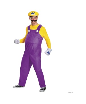 Adults Mario Bros Wario Costume