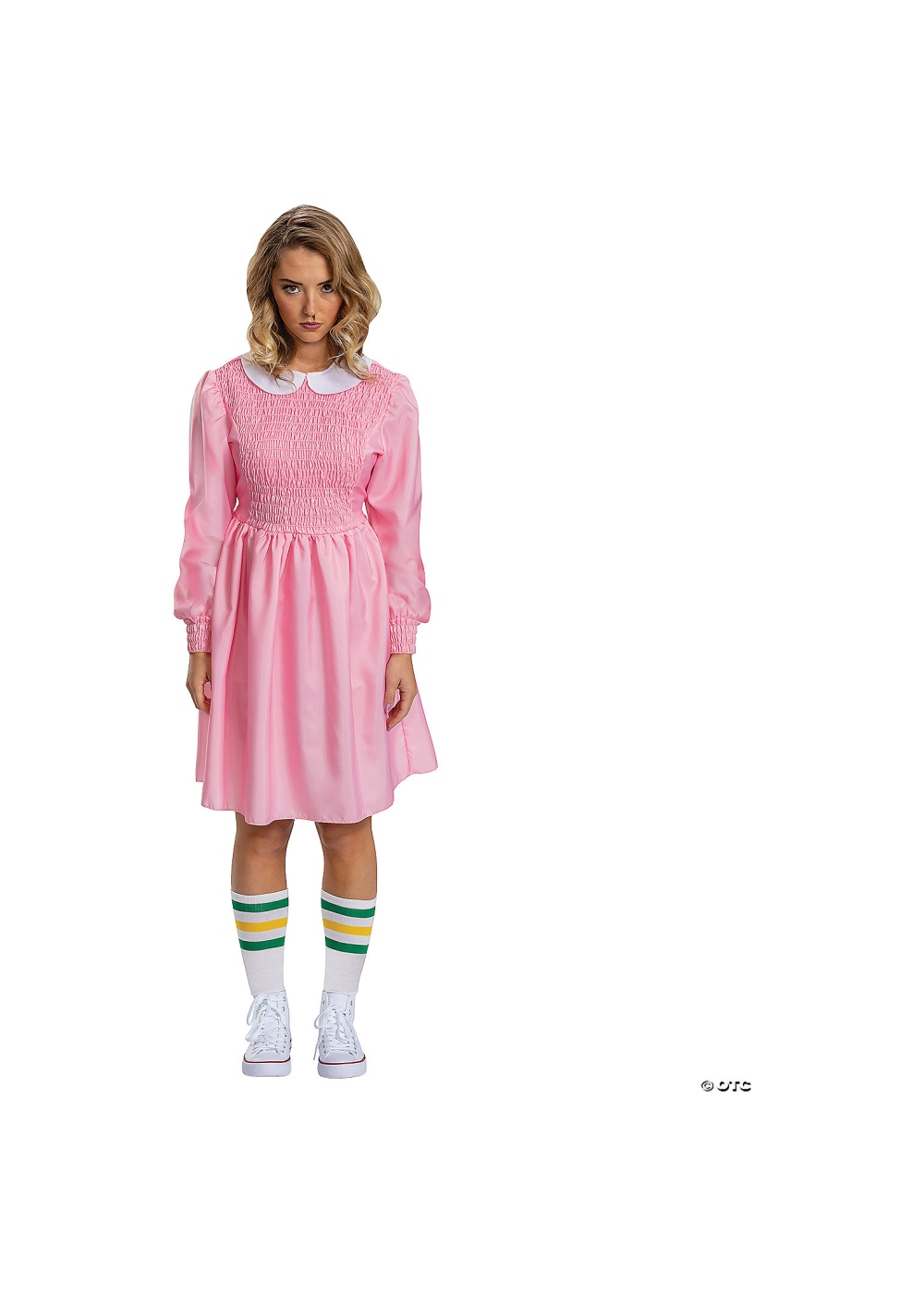 s Stranger Things Eleven Pink Dress Costume